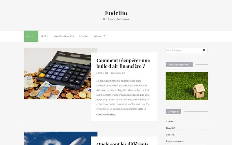 Endettio pour des finances florissantes